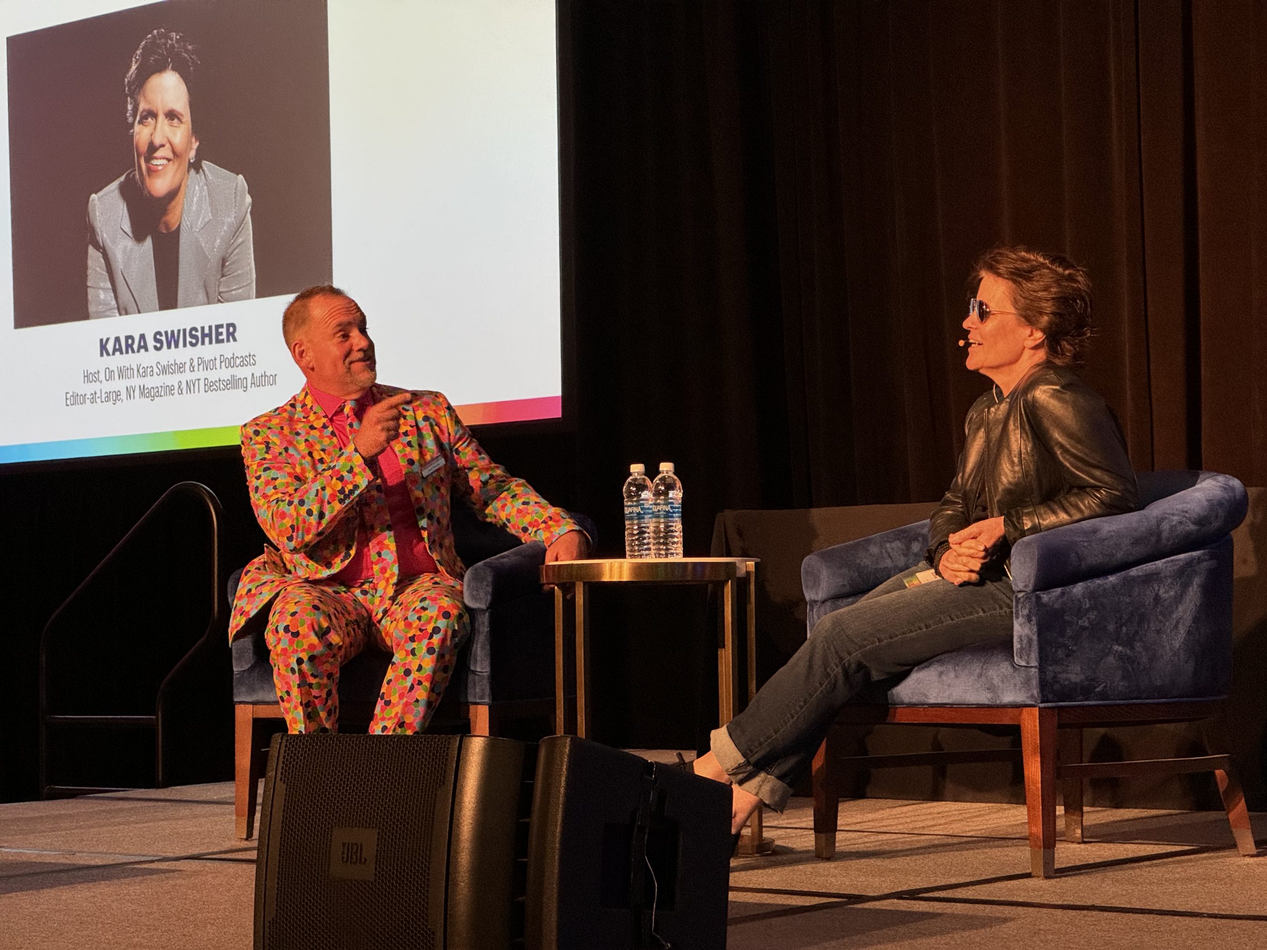 KaraSwisherbeinginterviewed